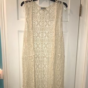 Long Lace Cardigan